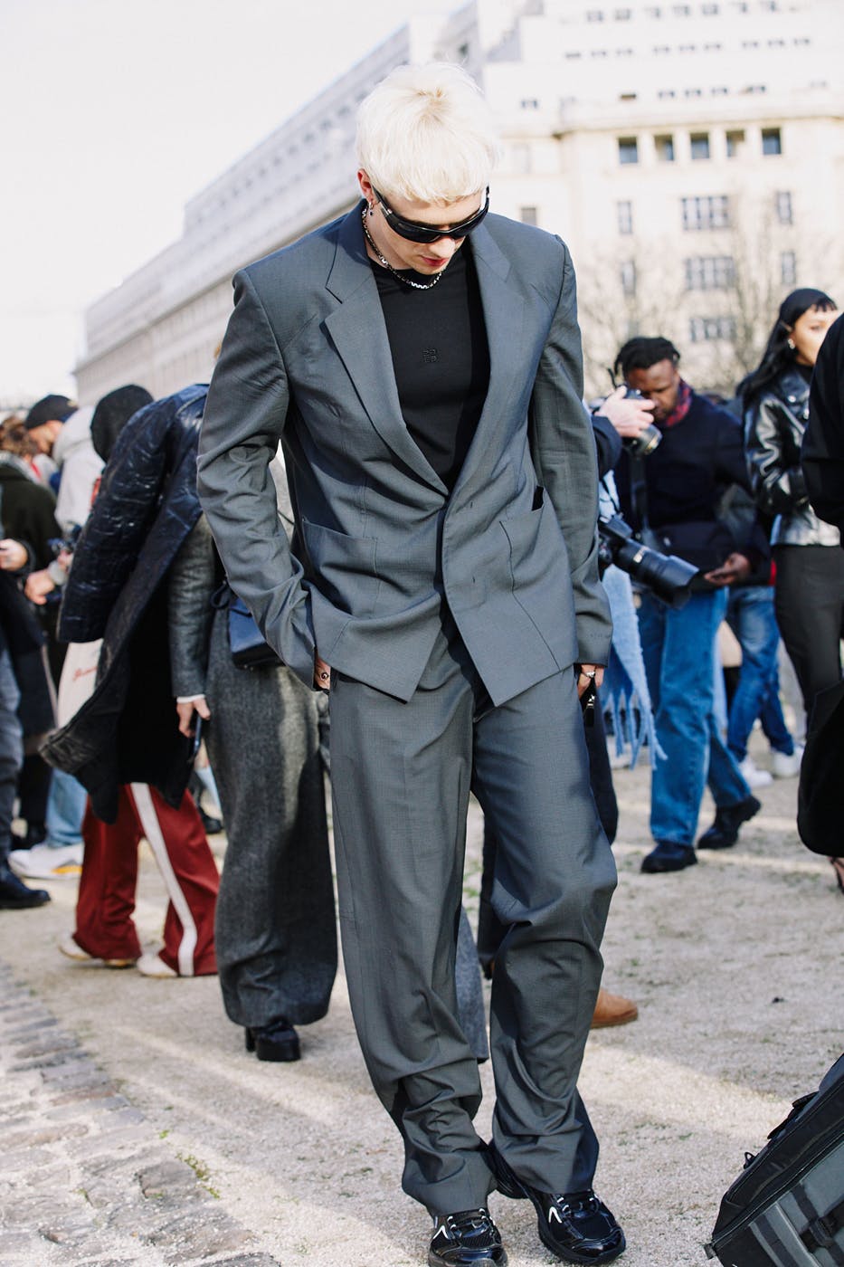 Men's Paris Fashion Week FW23 Street Style Looks