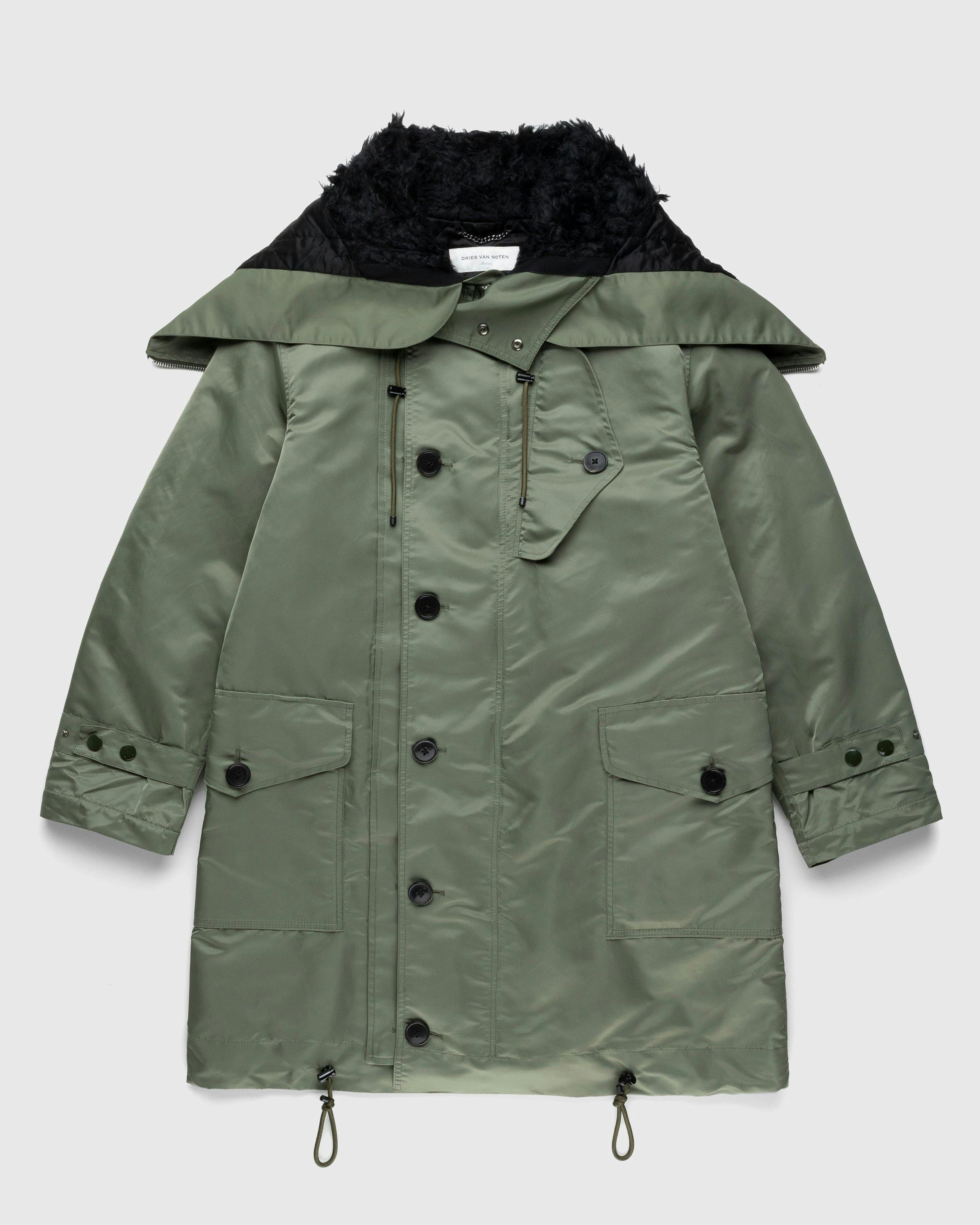 Dries van Noten - Verreli Jacket Khaki - Clothing - Green - Image 1