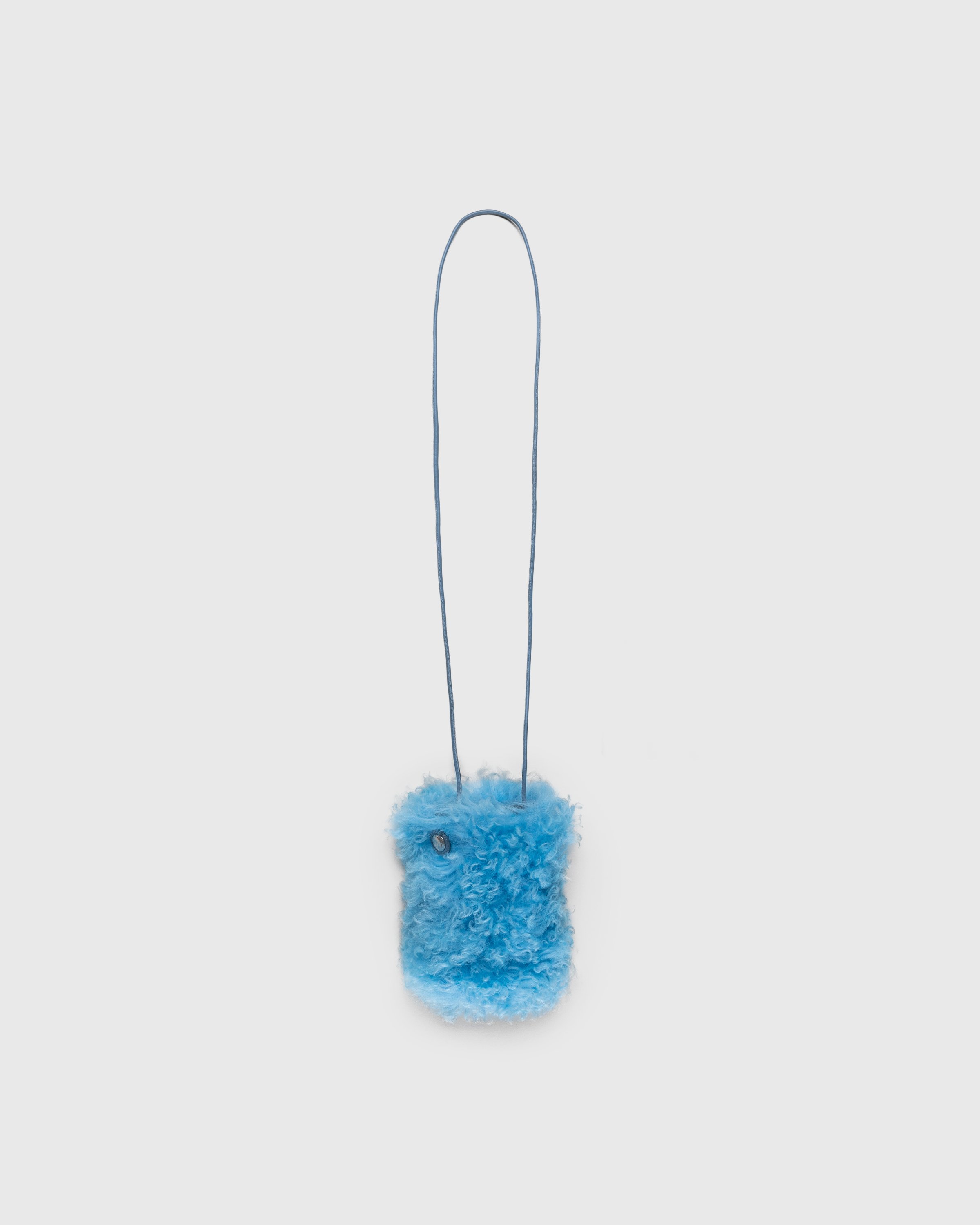 Dries van Noten - Fluffy Pouch - Accessories - Blue - Image 1