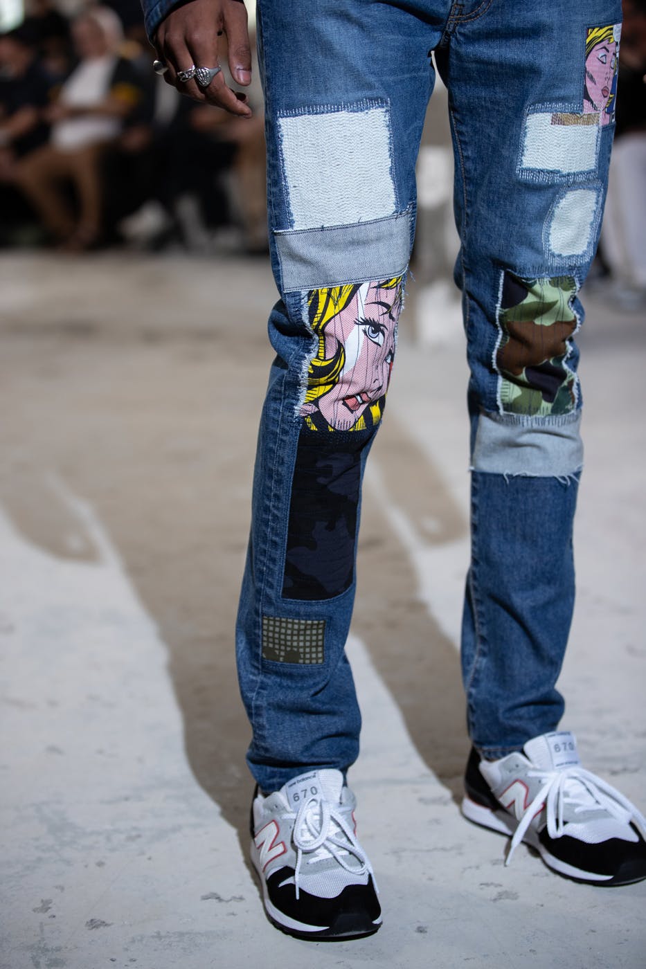 Junya Watanabe MAN SS23: Warhol, Basquiat, Haring, Netflix Collab