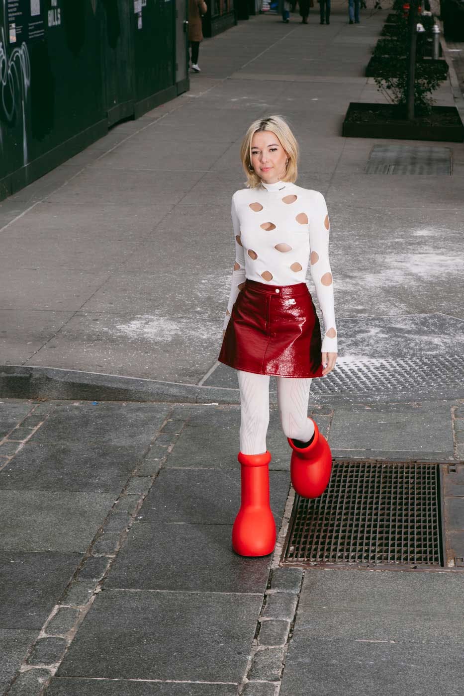 MSCHF Big Red Boots Offer Cartoonish Commentary on Fashion