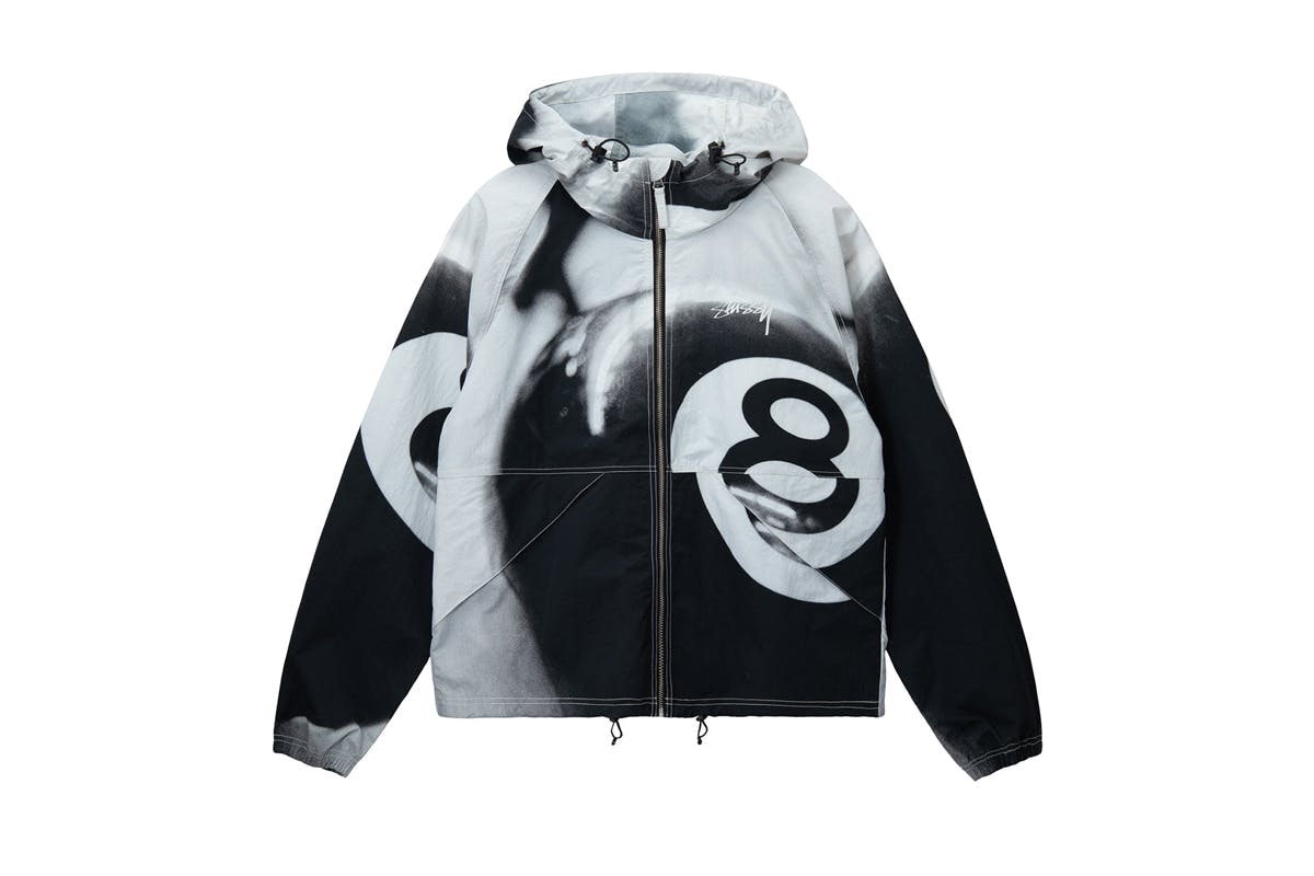 2023SS  stussy  8ball beach shell jacket