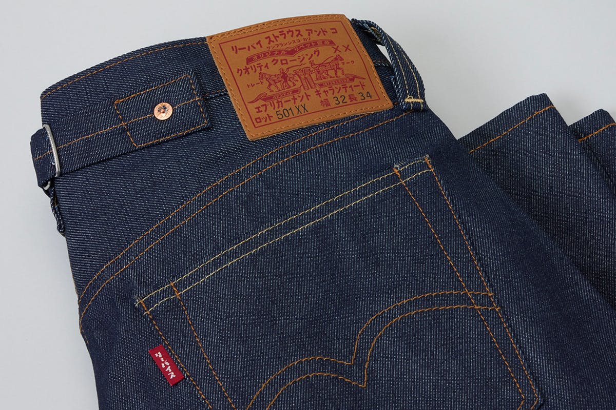 LVC Made in USA 1937 501 XX Jeans Rigid NOS Levis Vintage Clothing Big E  Cinch