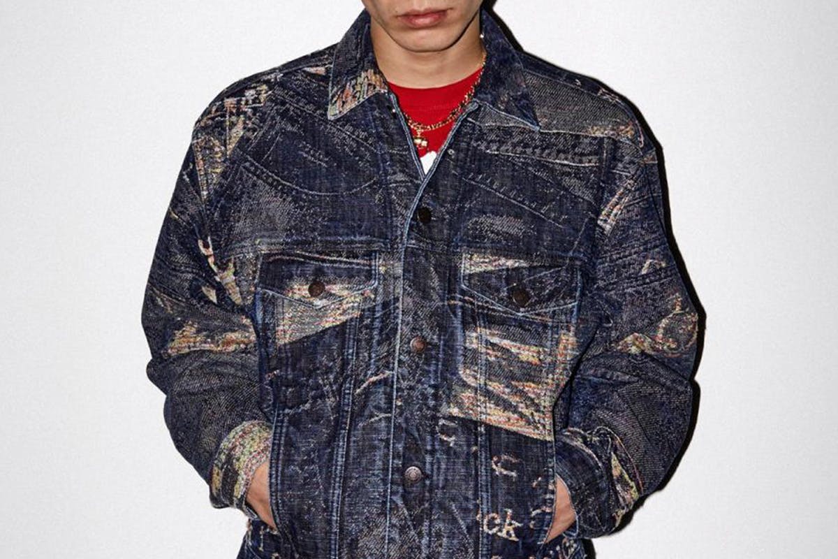 Archive Denim Jacquard Trucker Jacket - spring summer 2023 - Supreme