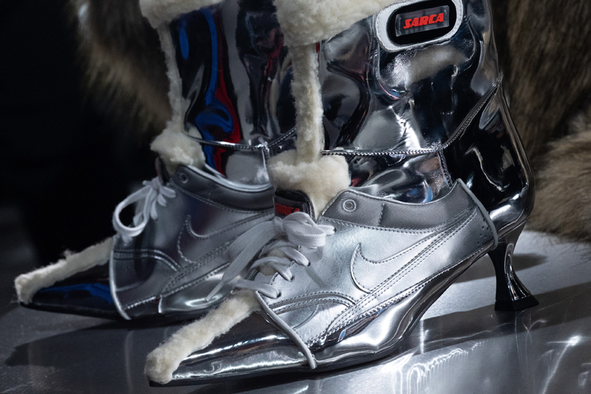 Futurism Meets the Alps for Ancuta Sarca's FW23 Nike Shoes