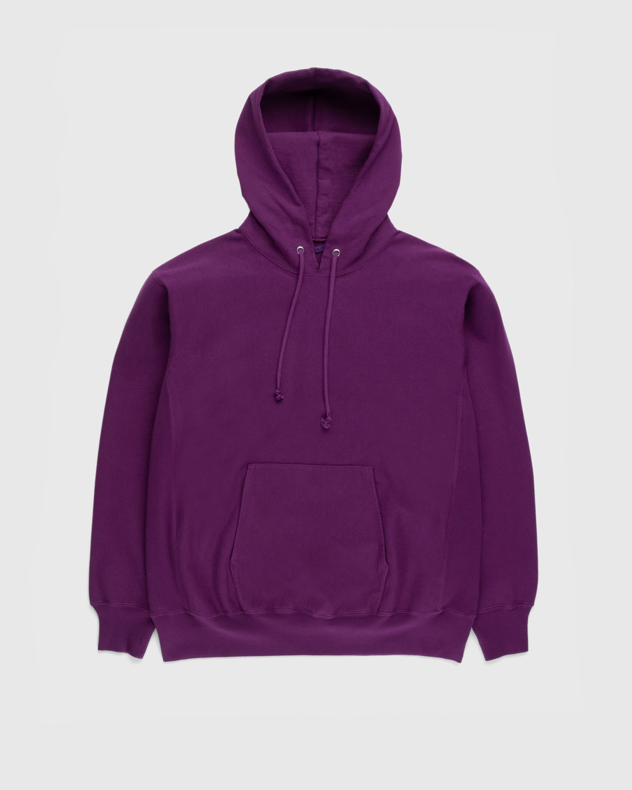 Auralee - Super Milled Sweat Pullover Hoodie Purple - Clothing - Purple - Image 1