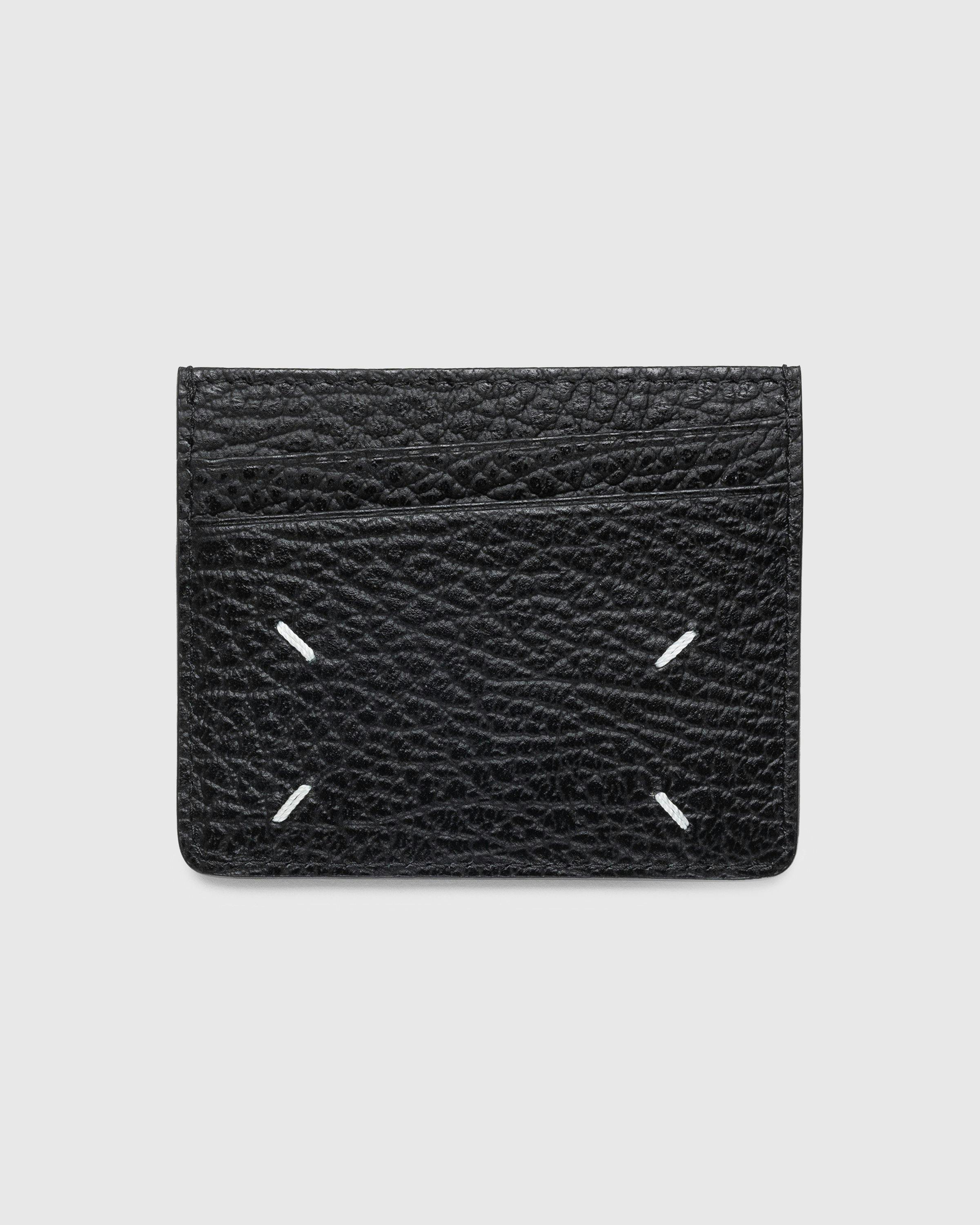 Maison Margiela - Leather Cardholder Black - Accessories - Black - Image 1