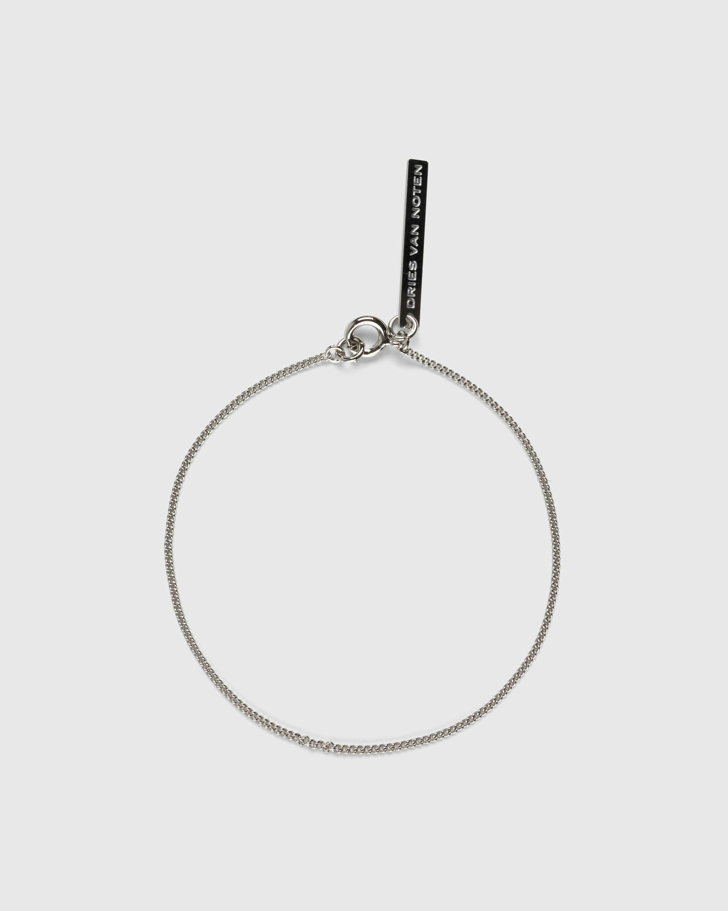 Dries van Noten - Logo Tag Bracelet Silver - Accessories - Silver - Image 1