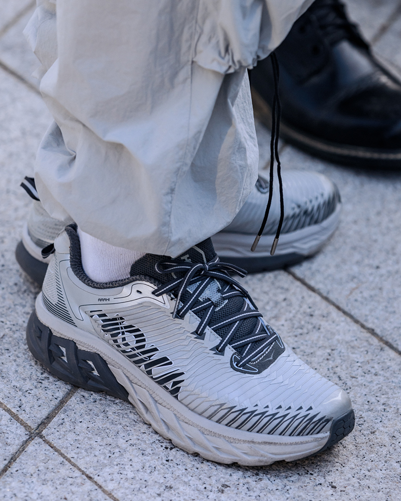 Hoka grey sneakers