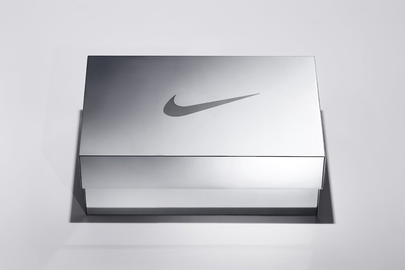 Tiffany & Co and Nike Unveil a 23-Pound Sterling-Silver Shoebox