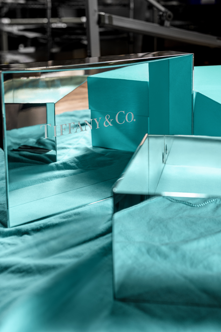 Tiffany & Co and Nike Unveil a 23-Pound Sterling-Silver Shoebox