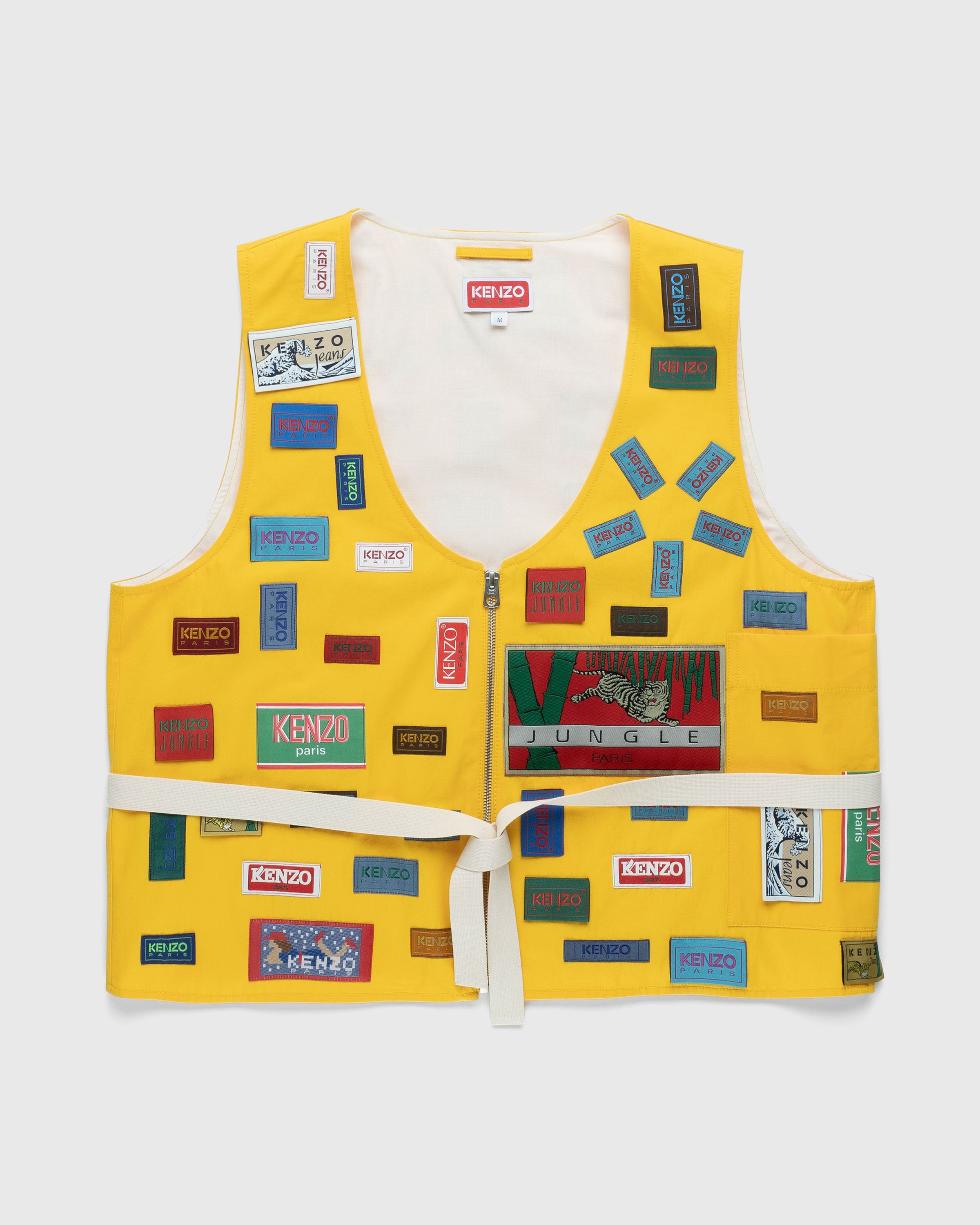 Kenzo - ‘Archives Labels’ Vest - Clothing - Yellow - Image 1
