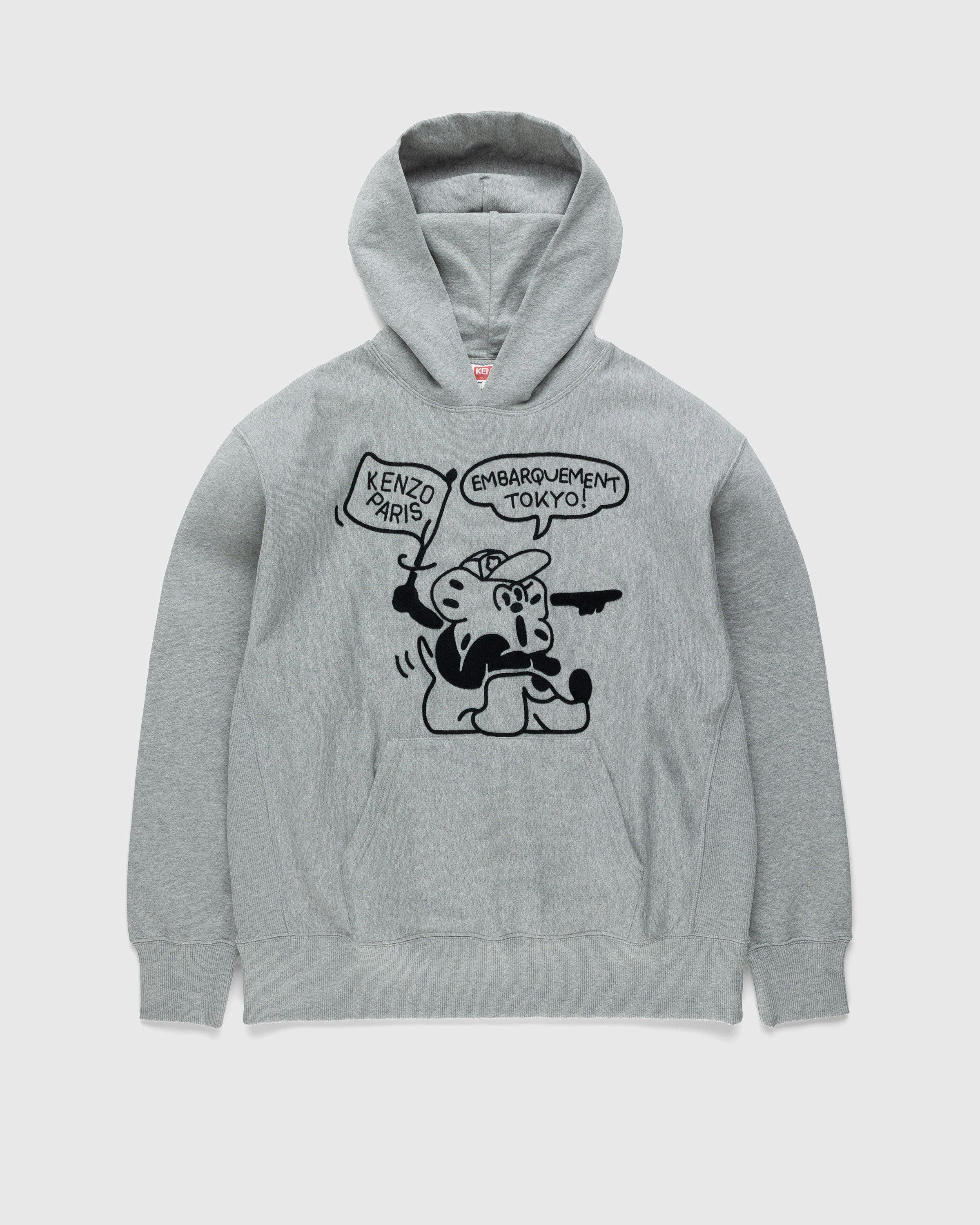 Kenzo - ‘BOKE Boy’ Travels Oversized Hoodie - Clothing - Grey - Image 1