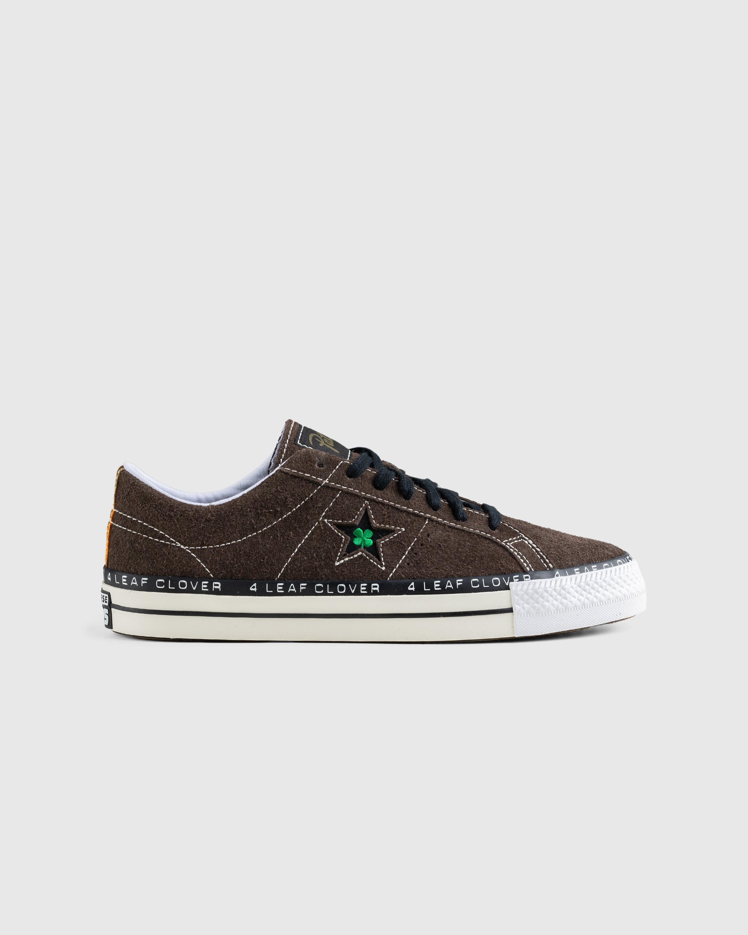 Patta x Converse - “Four Leaf Clover” One Star Pro - Footwear - Brown - Image 1