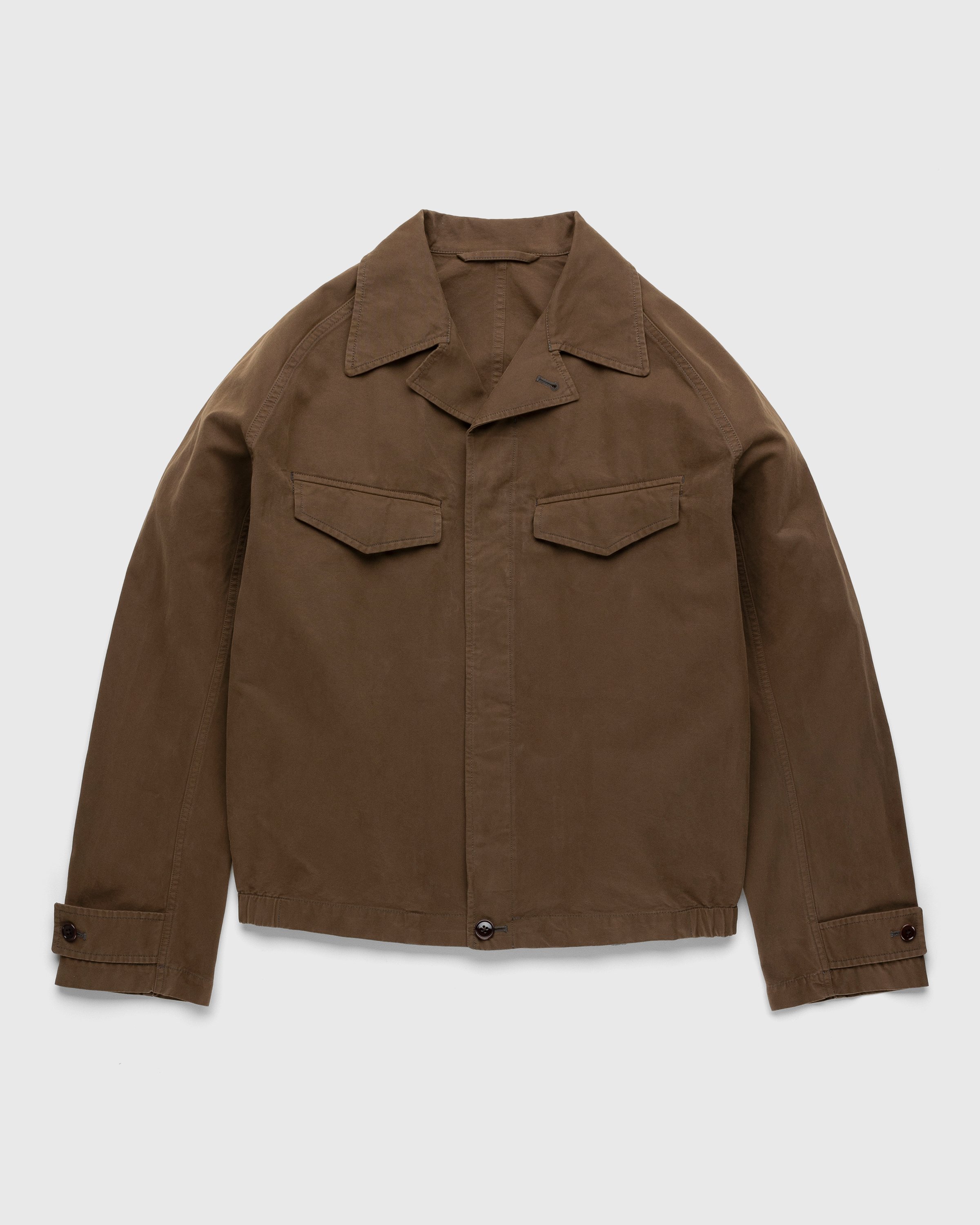 Lemaire - Field Overshirt Brown - Clothing - Brown - Image 1