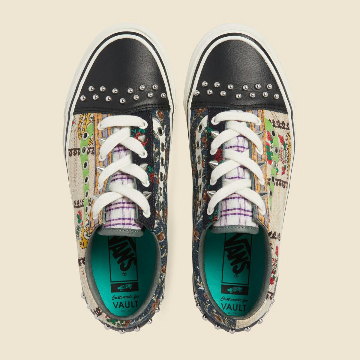 Vans X Gucci // Slip On  Custom shoes diy, Custom vans shoes, Funky shoes