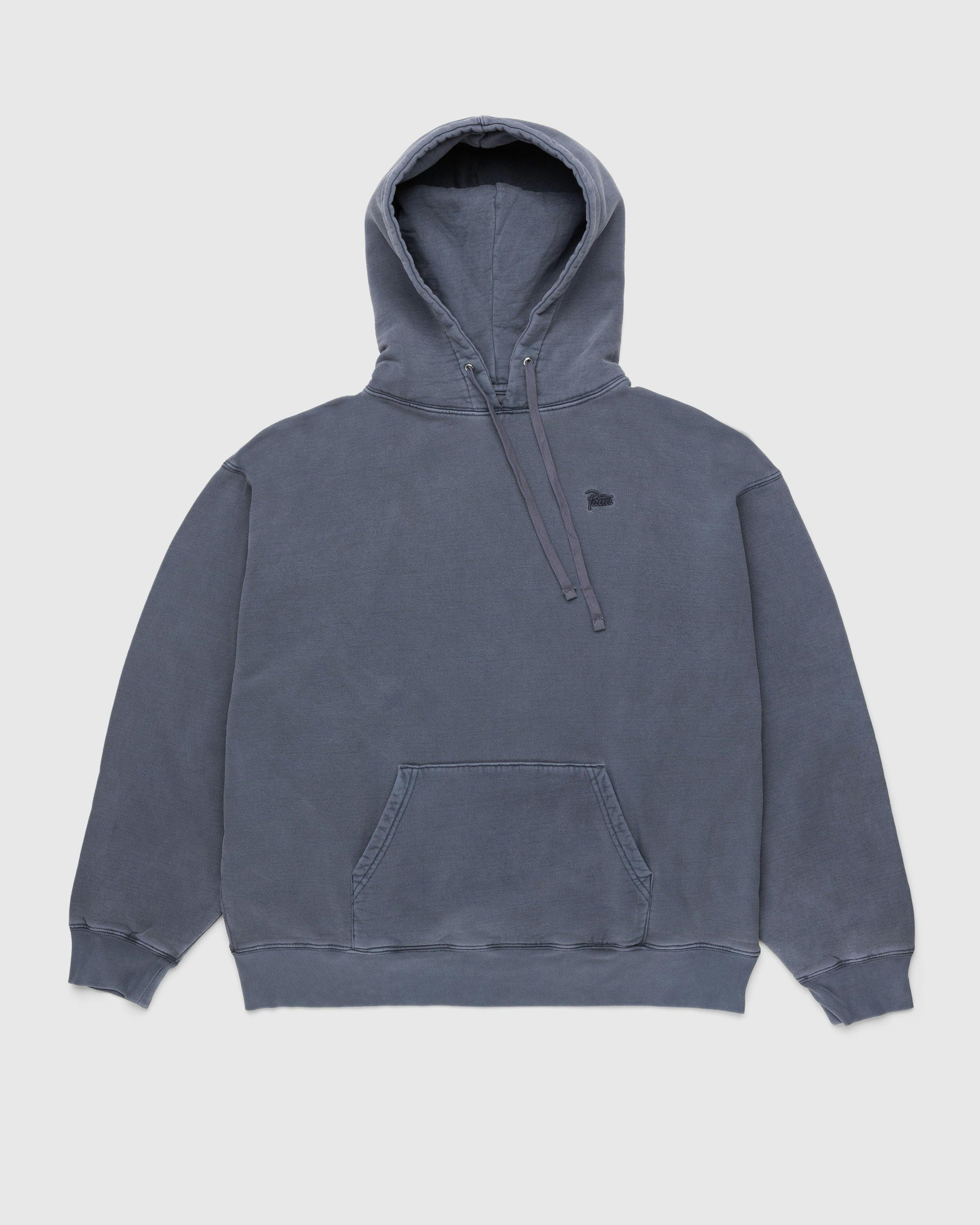 Patta - Basic Washed Boxy Hooded Sweater - Clothing - Grey - Image 1