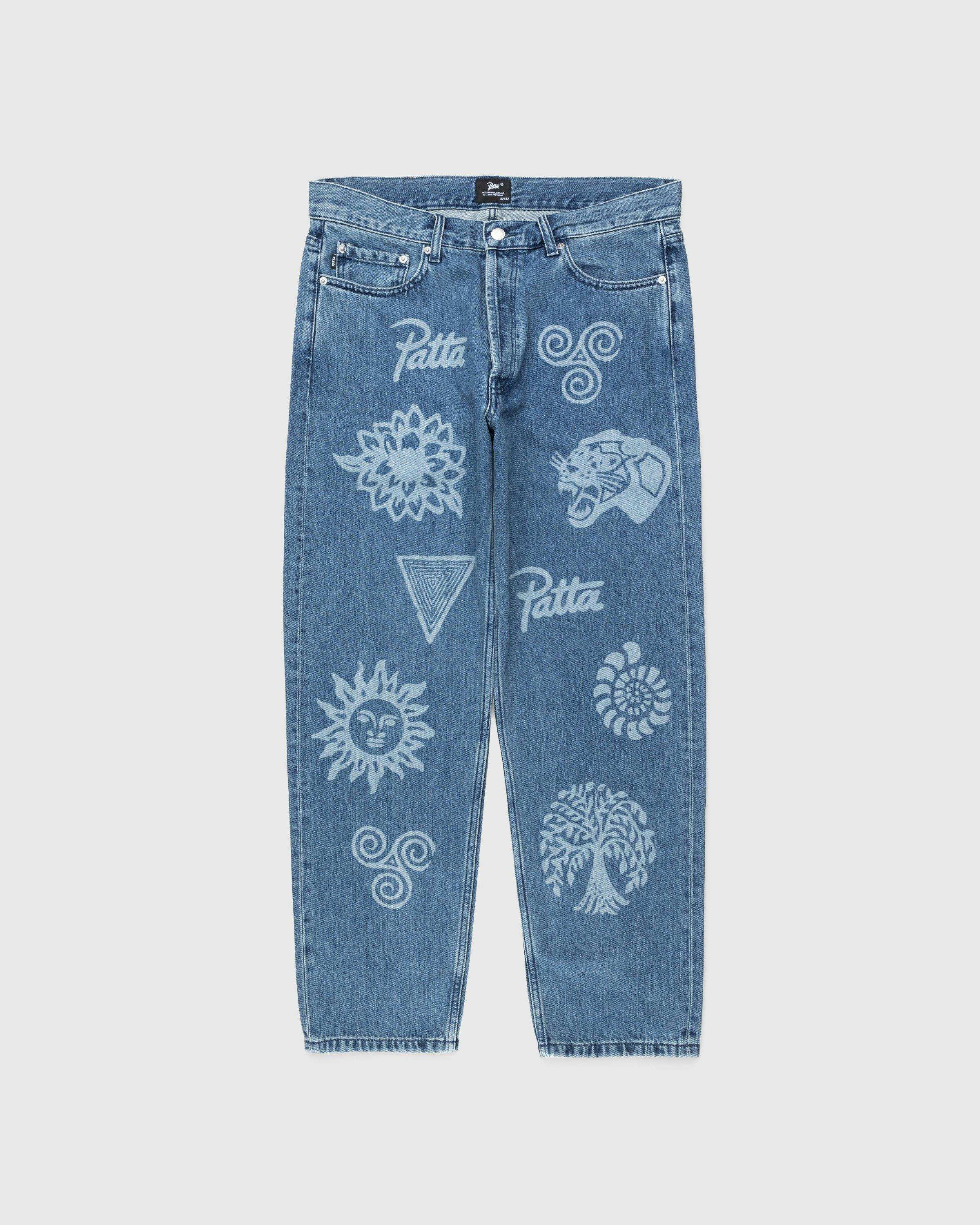 Patta - Hope Love Peace Denim Pants - Clothing - Blue - Image 1