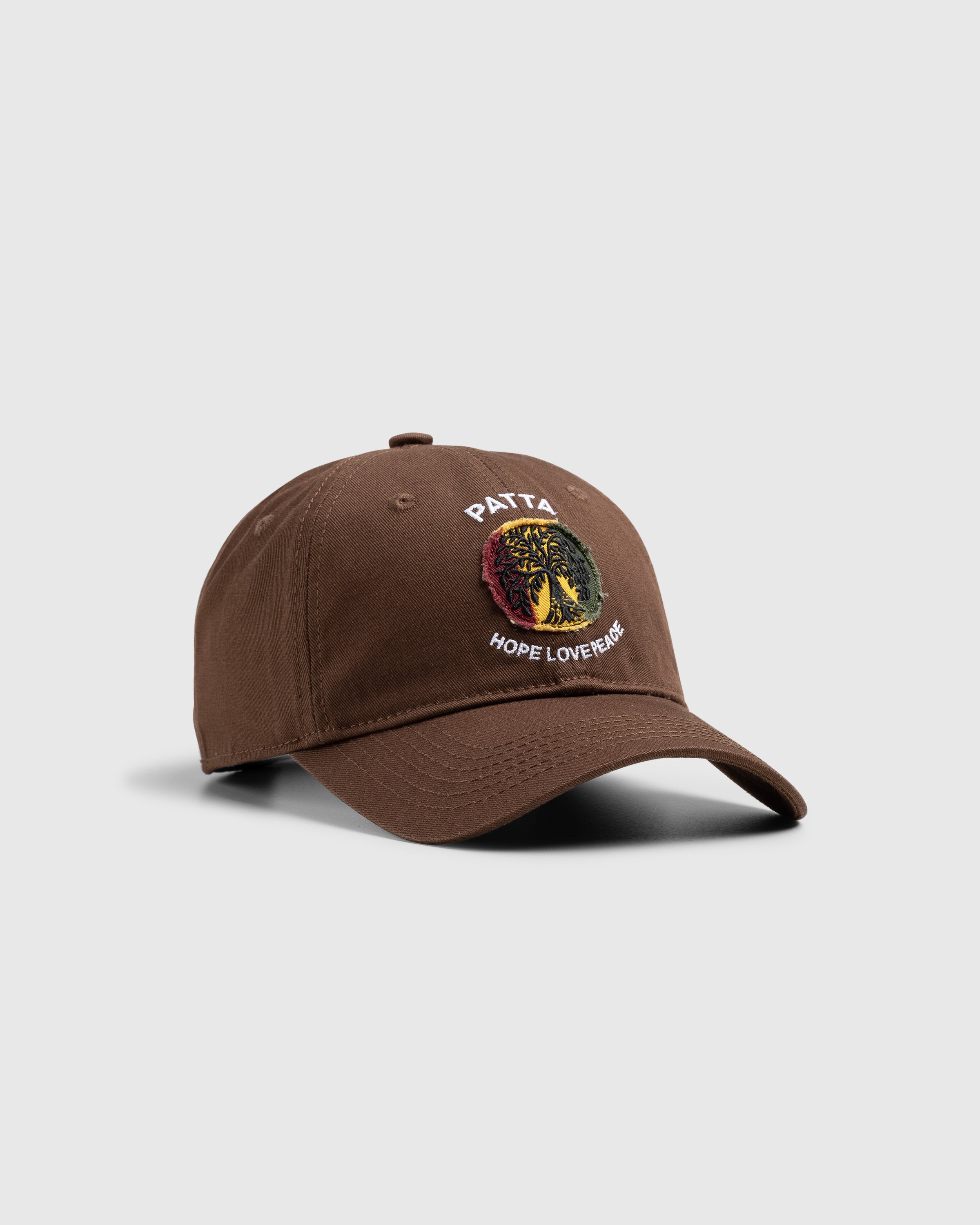 Patta - Hope Love Peace Sports Cap - Accessories - Brown - Image 1