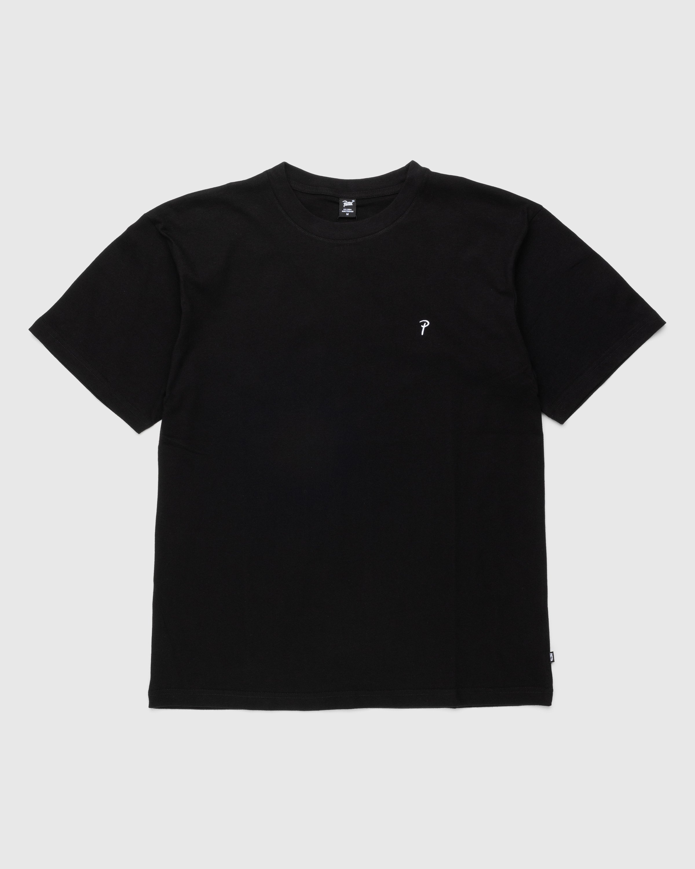 Patta - Basic Script P T-Shirt - Clothing - Black - Image 1