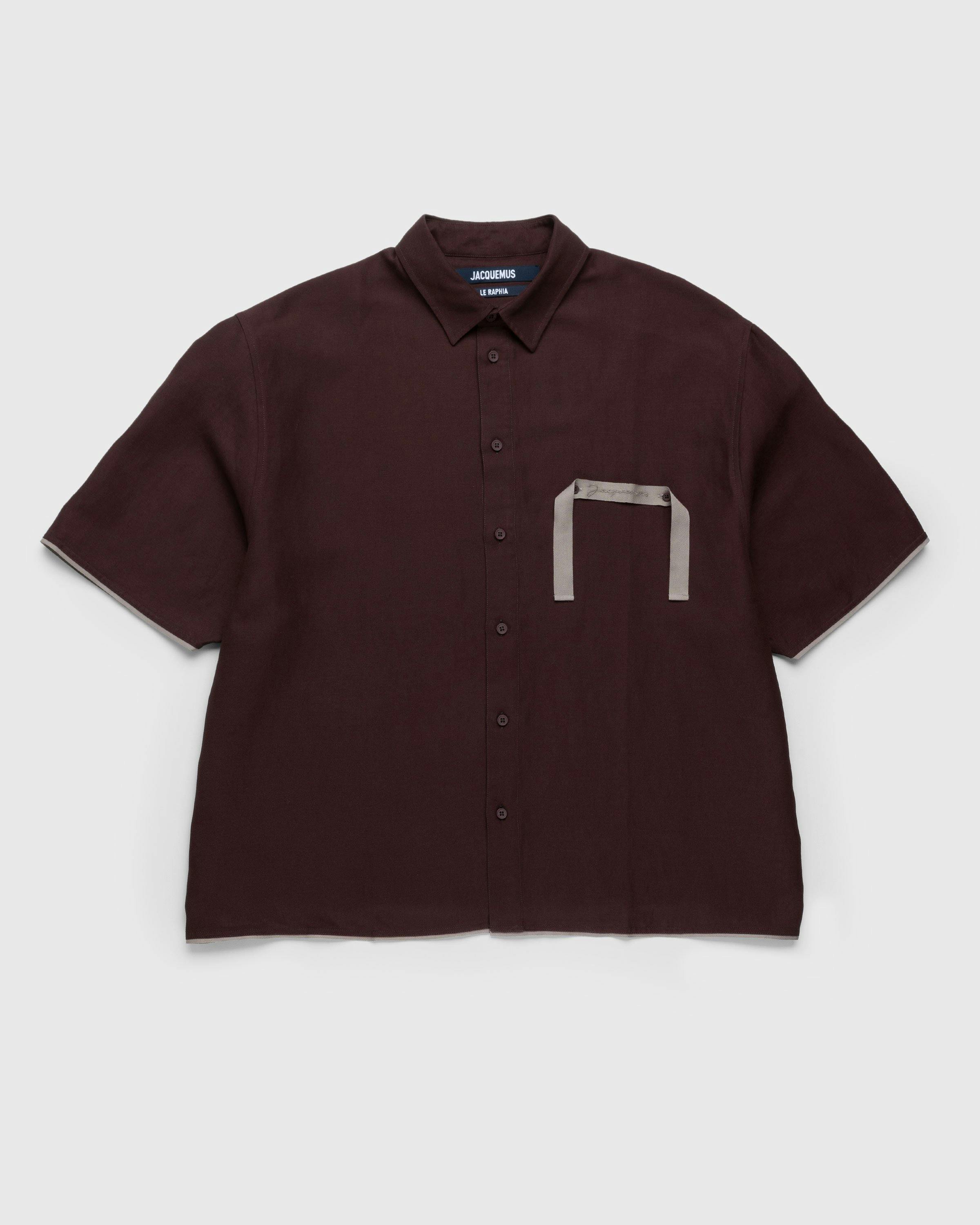 JACQUEMUS - La Chemise Cabri Brown - Clothing - Brown - Image 1