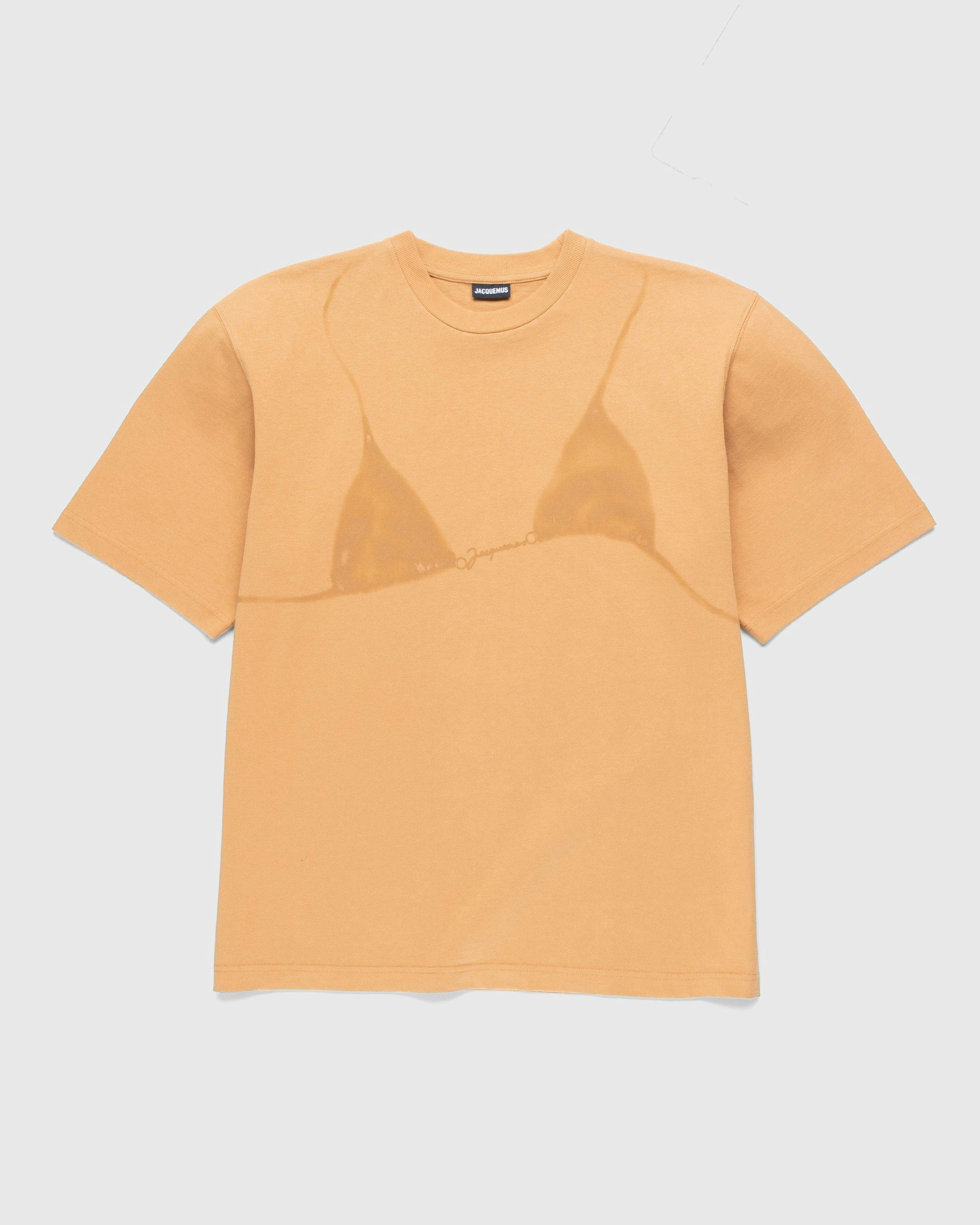 JACQUEMUS - Le T-Shirt Bikini Beige - Clothing - Beige - Image 1