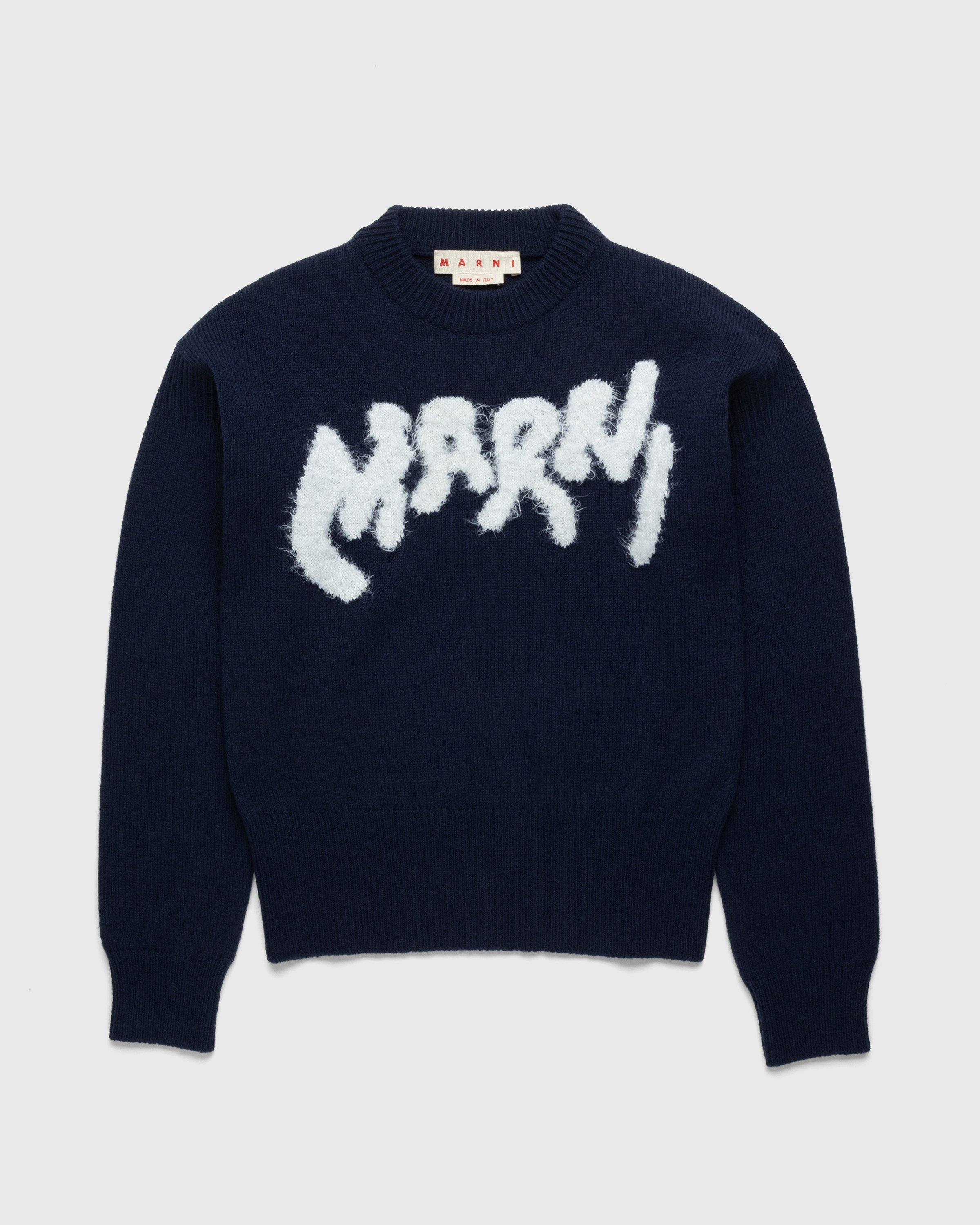 Marni - Roundneck Sweater - Clothing - Blue - Image 1