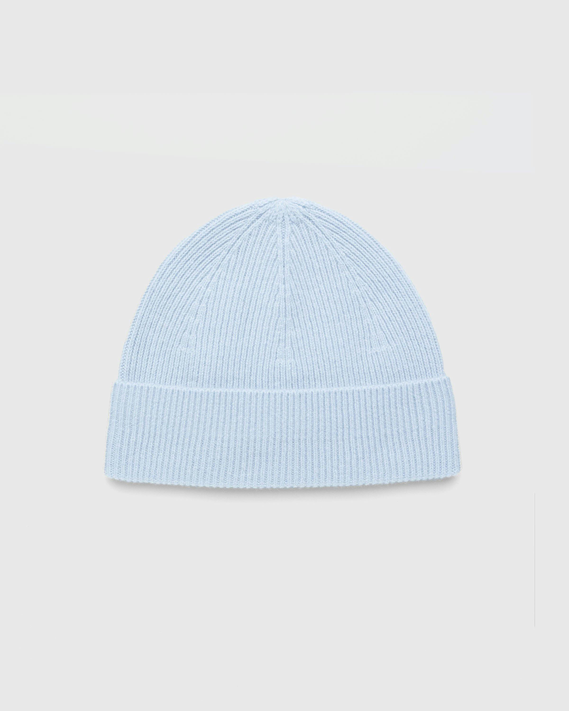 Acne Studios - Wool Cashmere Beanie Blue - Accessories - Blue - Image 1