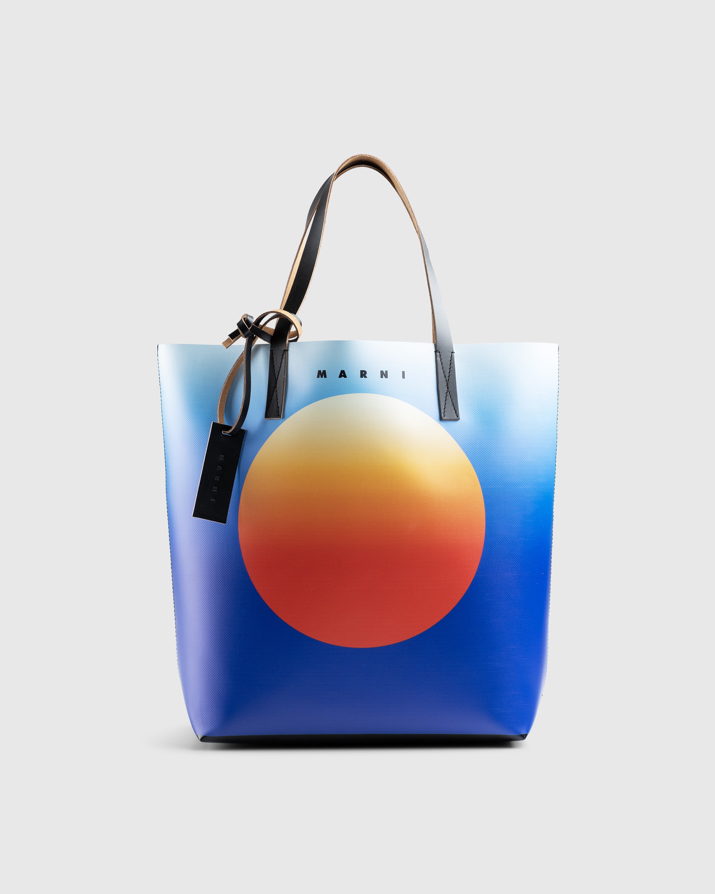 Marni - Sunshine Print Tribeca Shopping Bag Blue - Accessories - Blue - Image 1