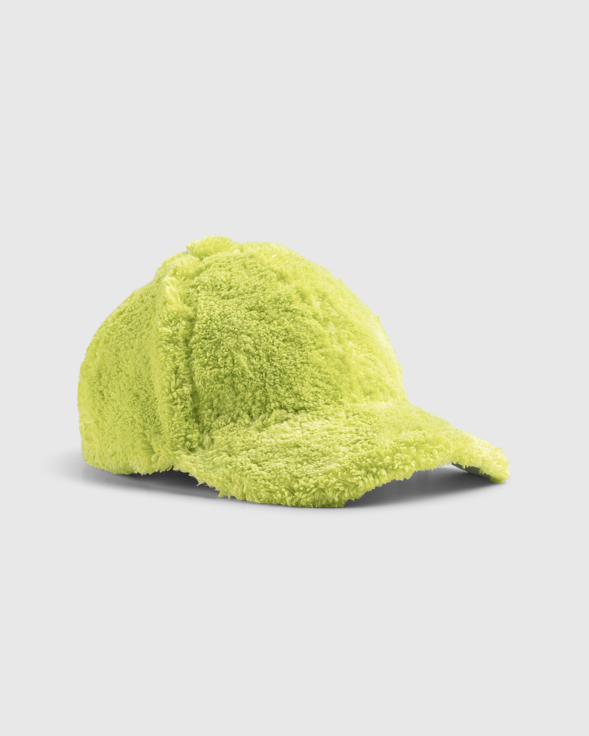Marni - Fuzzy Faux Fur Baseball Hat Green - Accessories - Green - Image 1