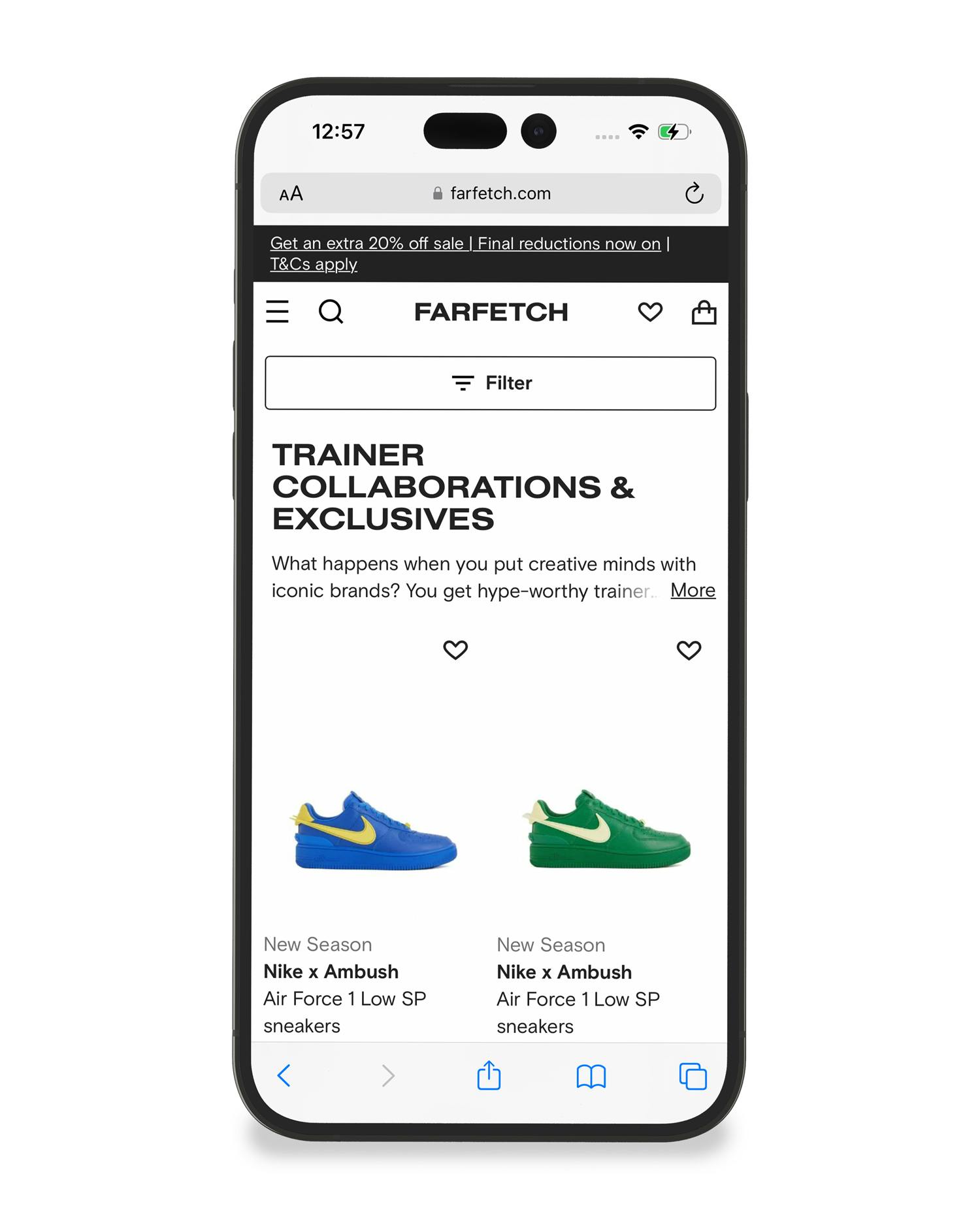 SNKR_TWITR on X: Sizes available via @SSENSE: Nike Air Force 1