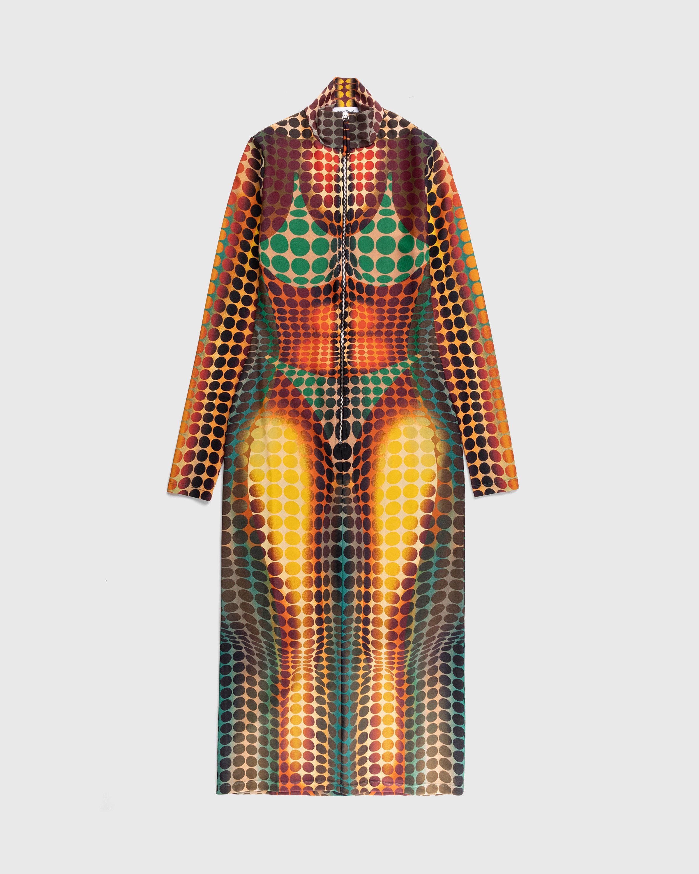 Jean Paul Gaultier - High Neck Long Dress Orange - Clothing - Orange - Image 1