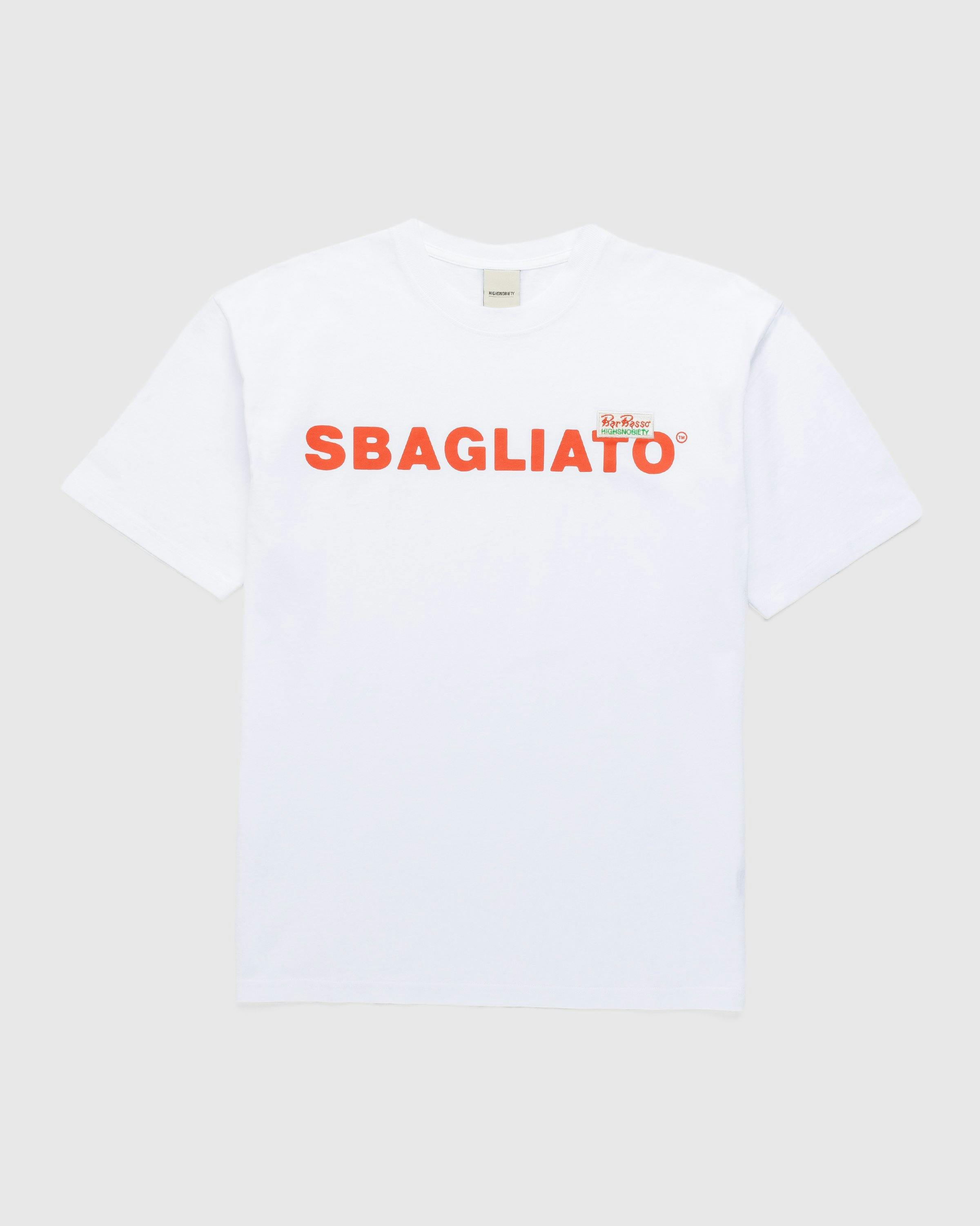 Bar Basso x Highsnobiety - Sbagliato T-Shirt White - Clothing - White - Image 1