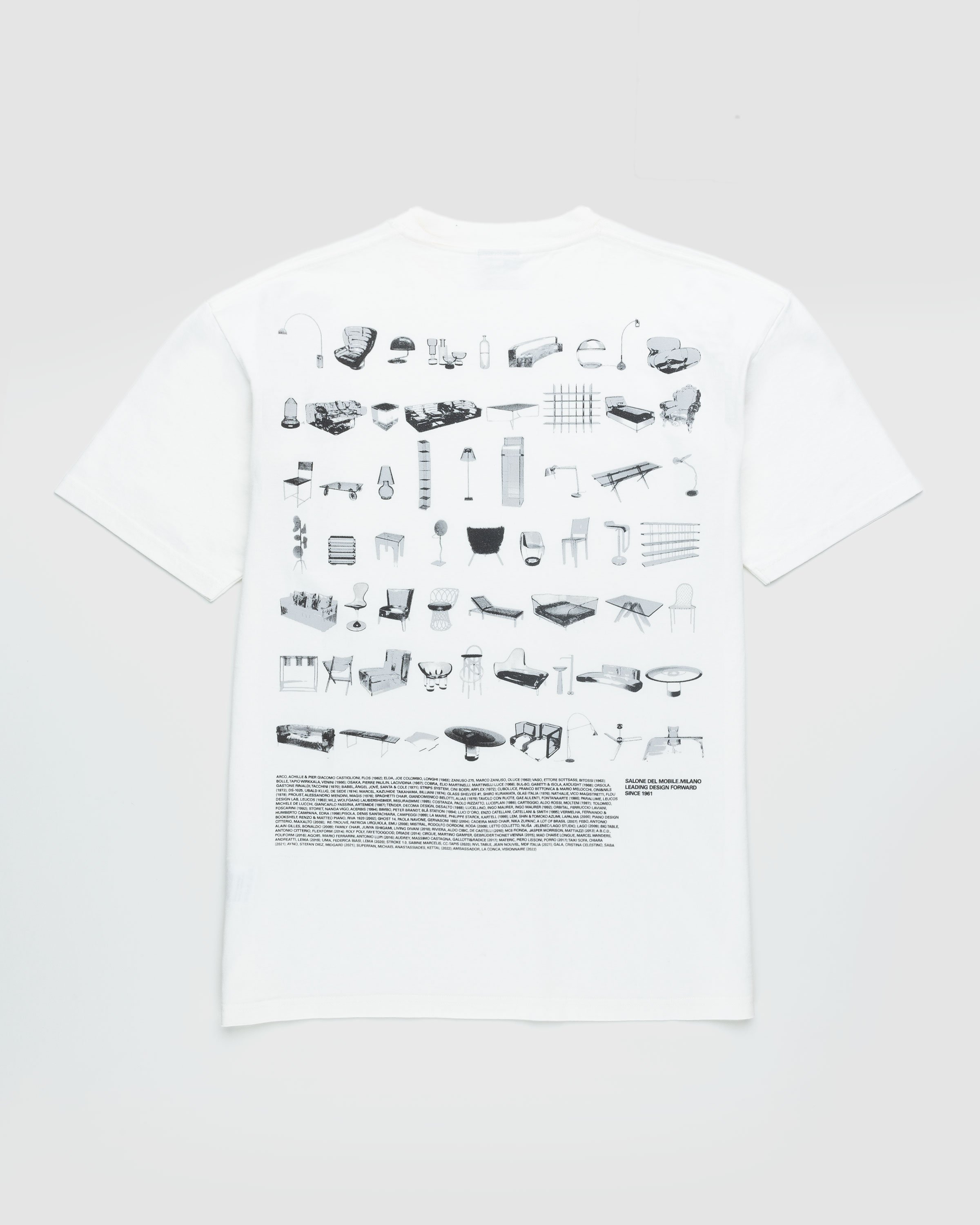 Salone del Mobile x Highsnobiety - Graphic T-Shirt White - Clothing - White - Image 1