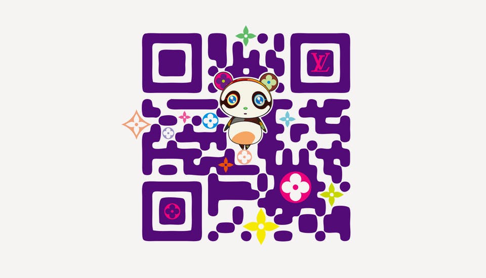 Louis Vuitton QR Codes by Takashi Murakami