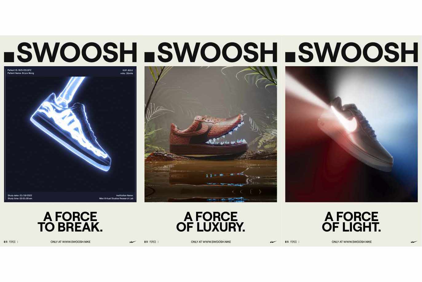 Nike Launches Its Our Force 1 Collection Under New .SWOOSH Platform