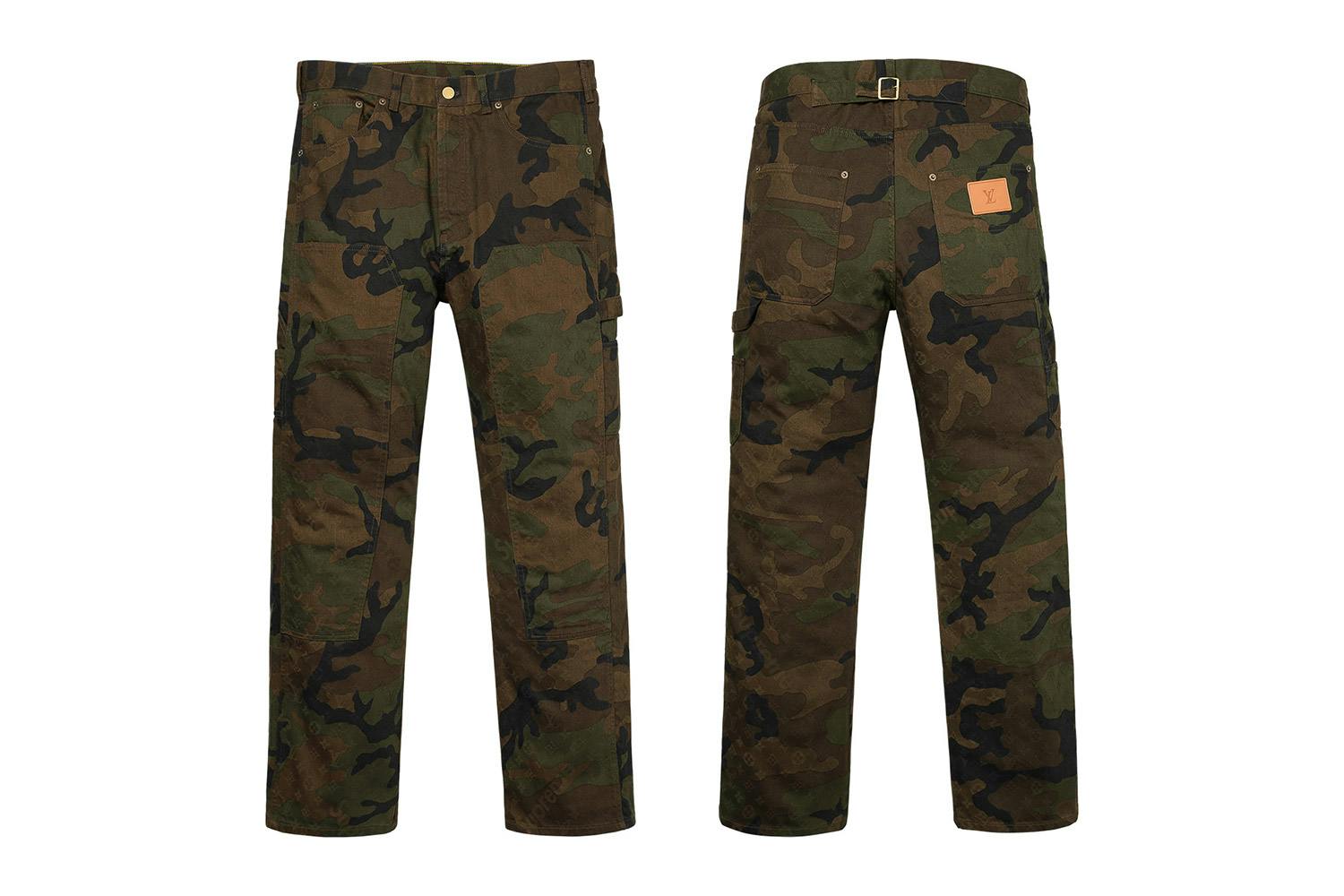 Louis Vuitton Supreme Camo Cargo Pant