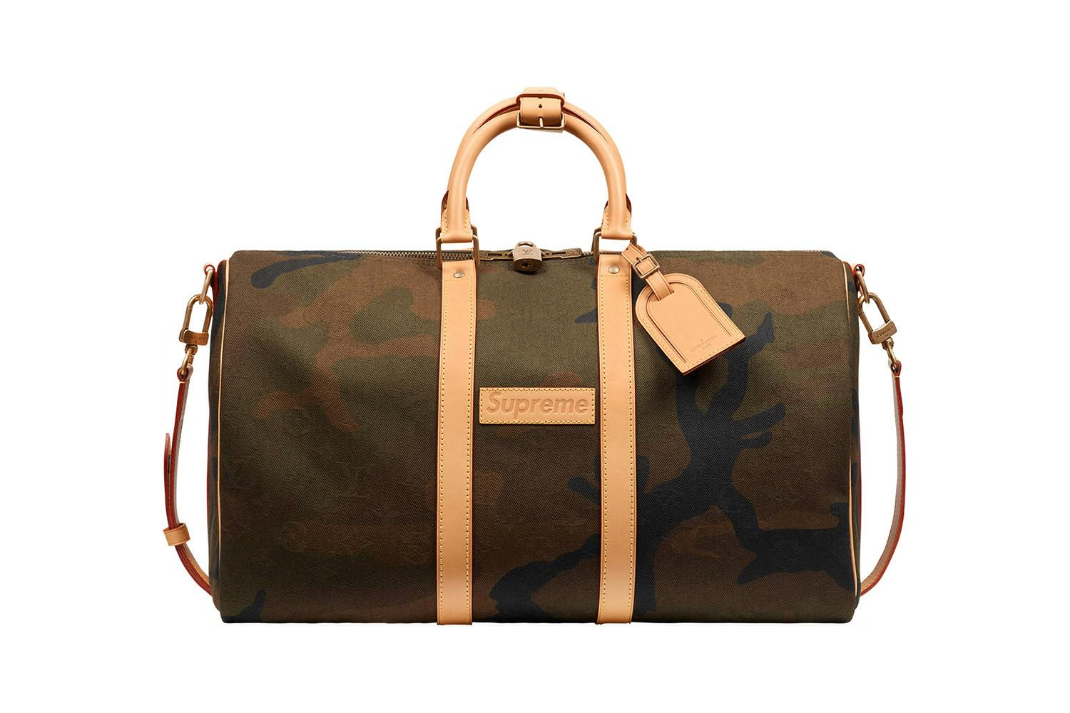 Louis Vuitton x Supreme Keepall Bandouliere 45 Camo - US