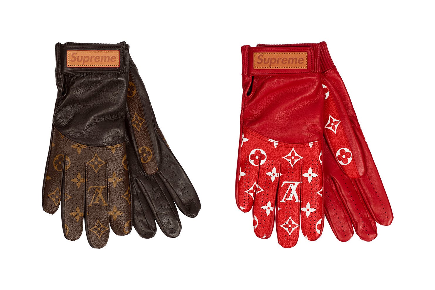 Supreme x Louis Vuitton Glove Brown