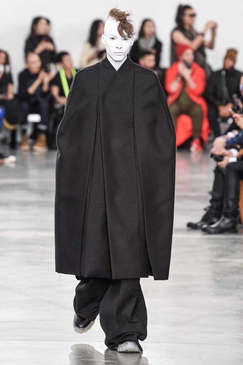 Rick Owens Menswear Fall Winter 2018 Collection Paris Fashion Week runway