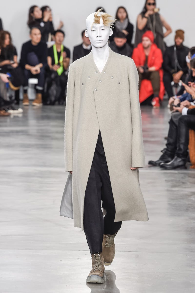 Rick Owens Menswear Fall Winter 2018 Collection Paris Fashion Week runway