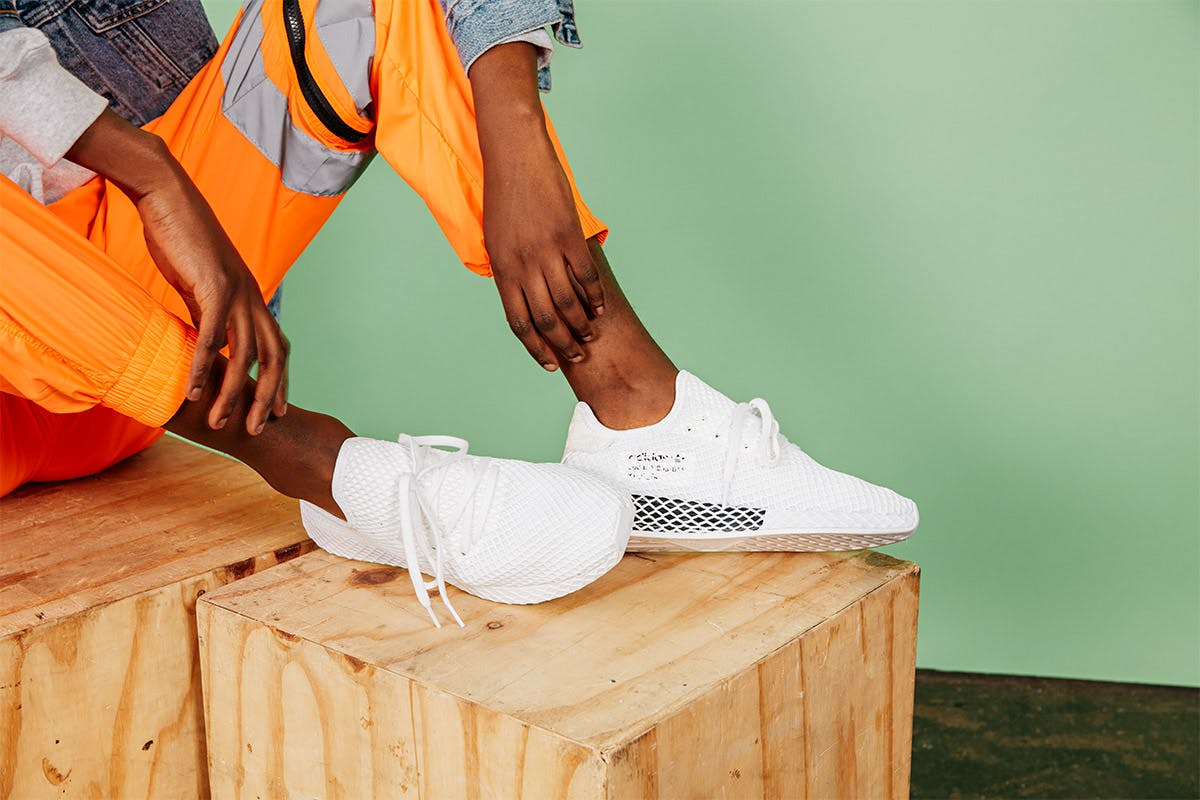 adidas gazelle silver green womens Adidas Deerupt Shoes