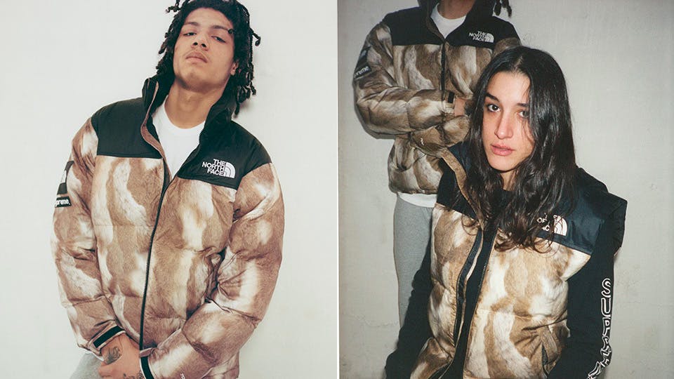 supreme x the north face history fw13