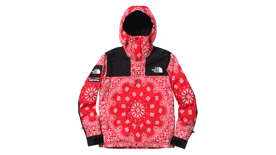supreme x the north face history fw14