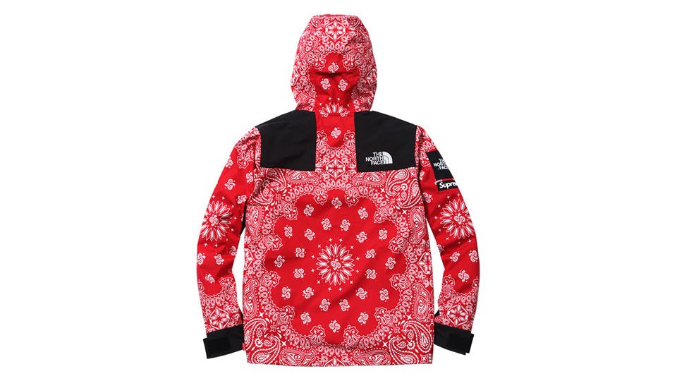 supreme x the north face history fw14