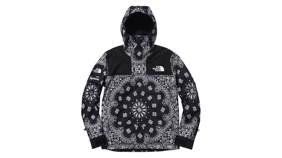 supreme x the north face history fw14