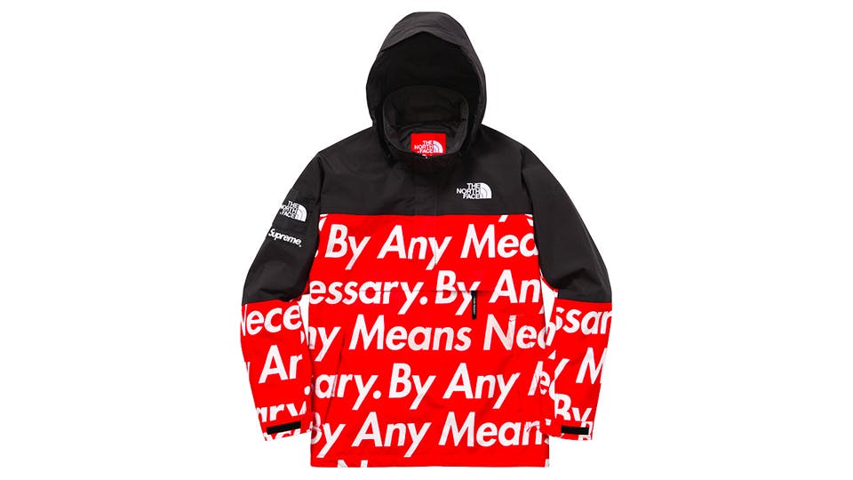 supreme x the north face history fw15