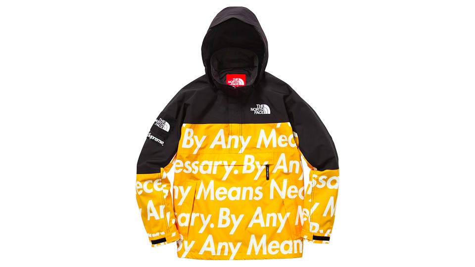 supreme x the north face history fw15