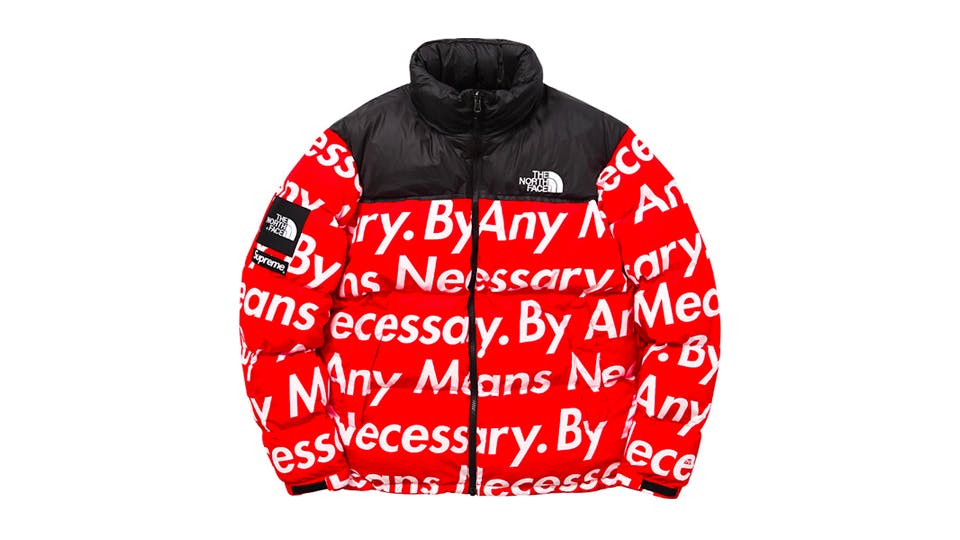 supreme x the north face history fw15