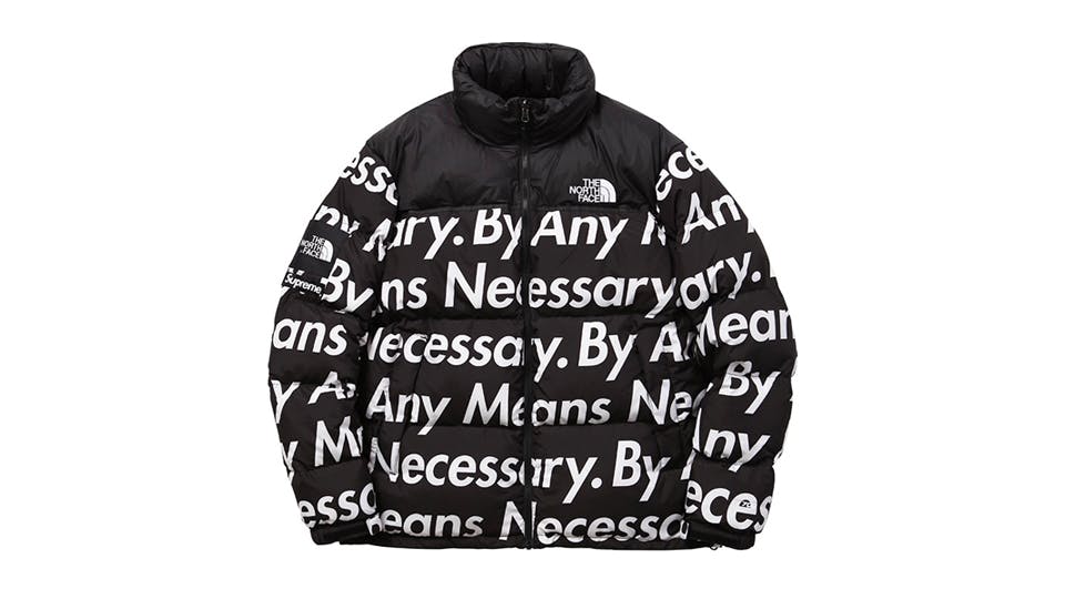 supreme x the north face history fw15